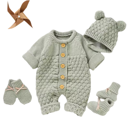Set aus Overall + Mütze